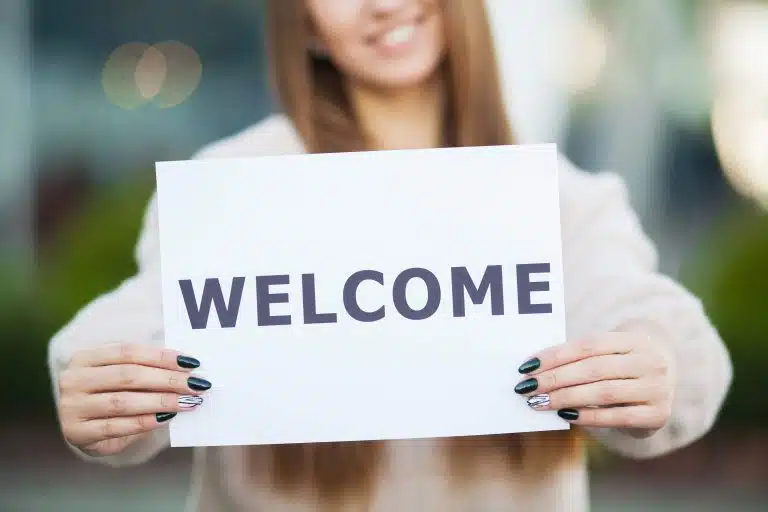 Welcome Yiannis Margetis welcome sign